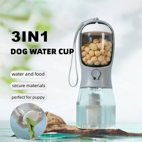 🐶 PawPort™ 3-in-1 Dog Travel Bottle
