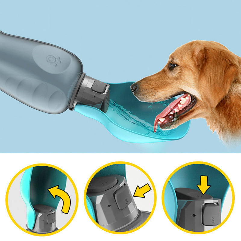 HydroPup™ Portable Water Bottle – Leakproof Dispenser - WoofieThings