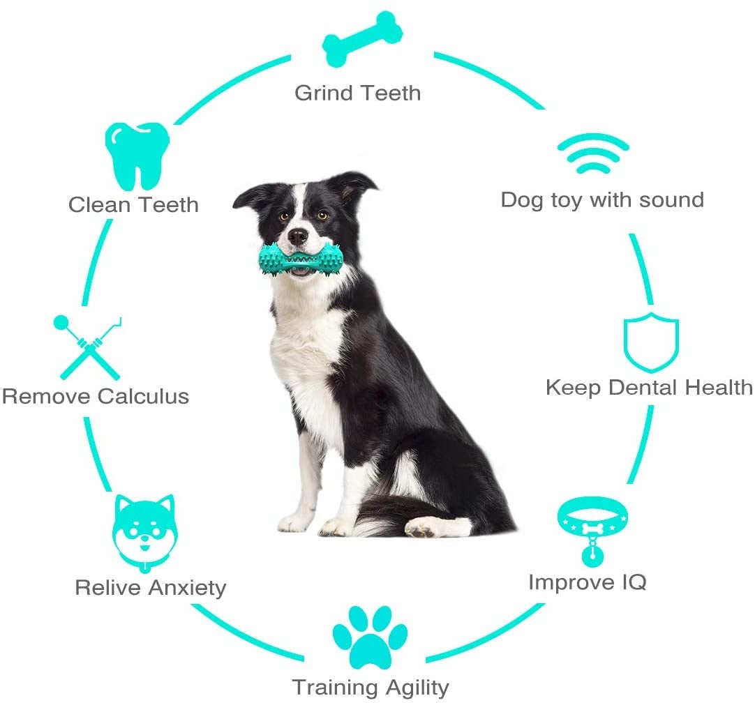 ChewPro™ Dog Dental Toy – Interactive Chew Toy for Clean Teeth & Mental StimulationDogs Rubber Molar Stick Dog Oral Teeth - WoofieThings