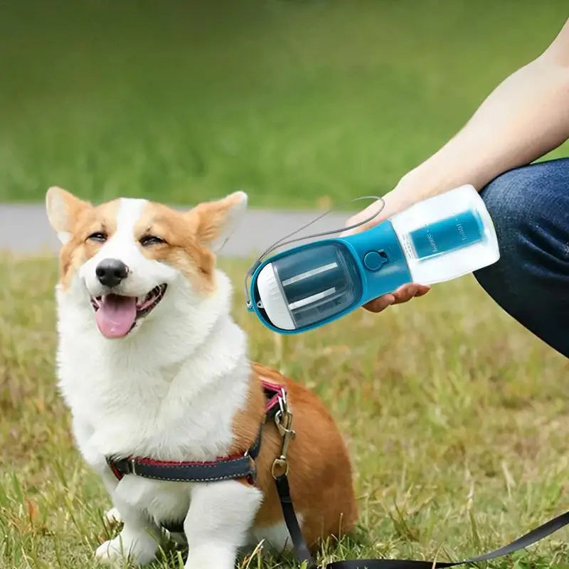 🐶 PawPort™ 3-in-1 Dog Travel Bottle