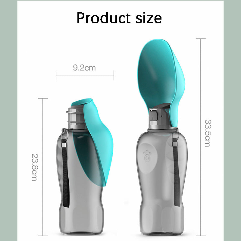 HydroPup™ Portable Water Bottle – Leakproof Dispenser - WoofieThings