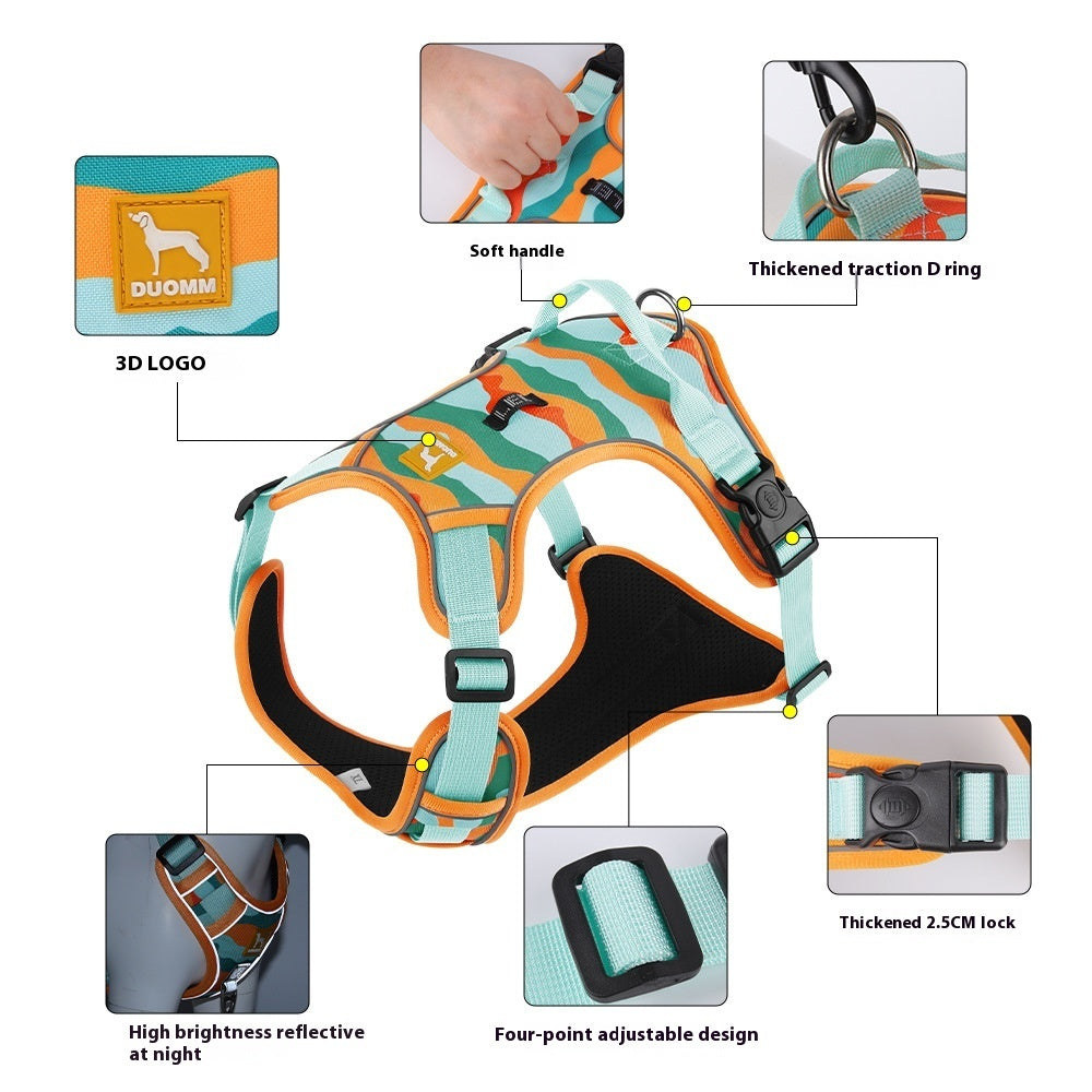 No-Pull Reflective Dog Harness – Safe, Strong & Comfy Walks - WoofieThings