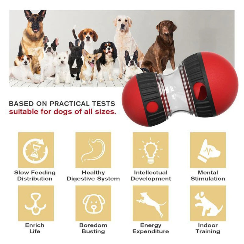 PuzzlePaws™ Interactive Treat Ball for Dogs – Engaging & Rewarding Toy for All Sizes - WoofieThings 