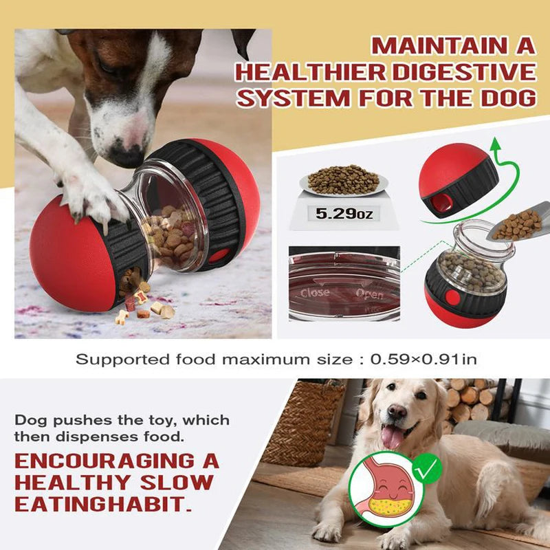 PuzzlePaws™ Interactive Treat Ball for Dogs – Engaging & Rewarding Toy for All Sizes - WoofieThings 